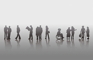 Imagen de personas representando diversidad de edades, sexo, discapacitadas